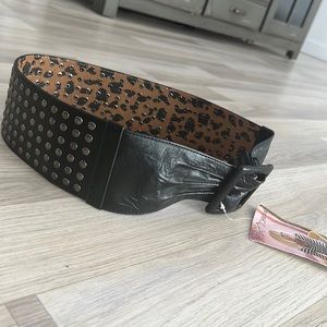 Betsey Johnson studded belt